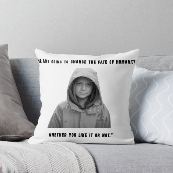 Item preview, Greta Thunberg Quote designed and sold by BoldDuck.