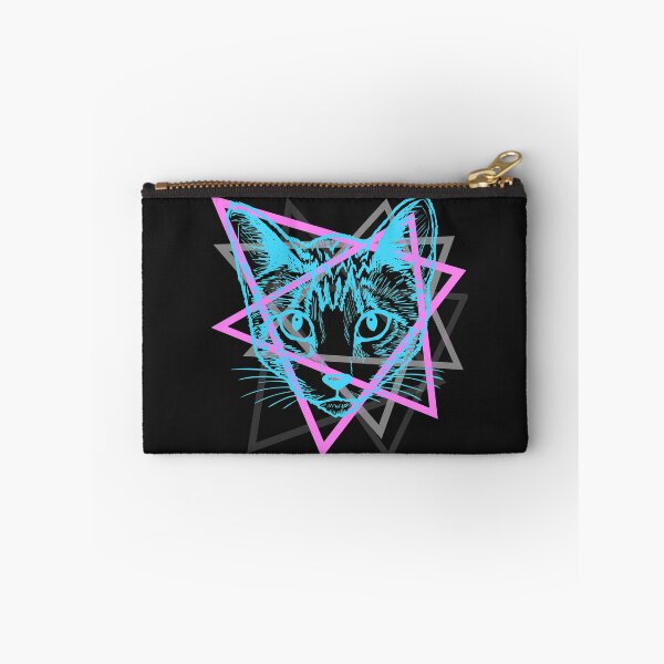 Item preview, Psychedelic Rave Cat Abstract Vaporwave Gift designed and sold by VaporwaveAnime.
