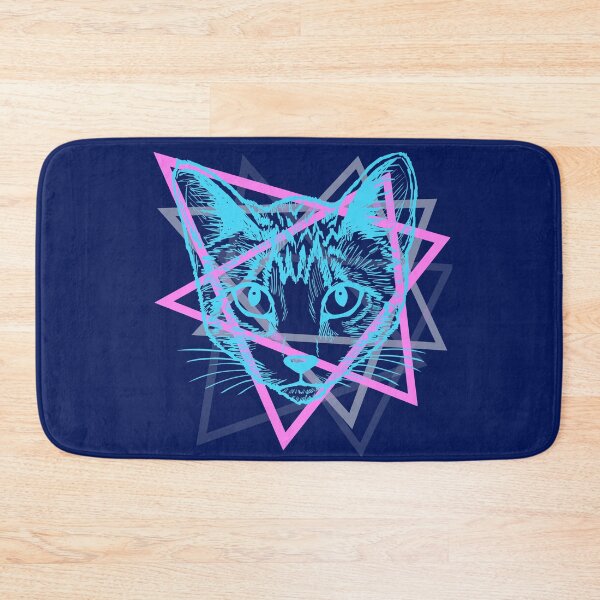 Item preview, Psychedelic Rave Cat Abstract Vaporwave Gift designed and sold by VaporwaveAnime.