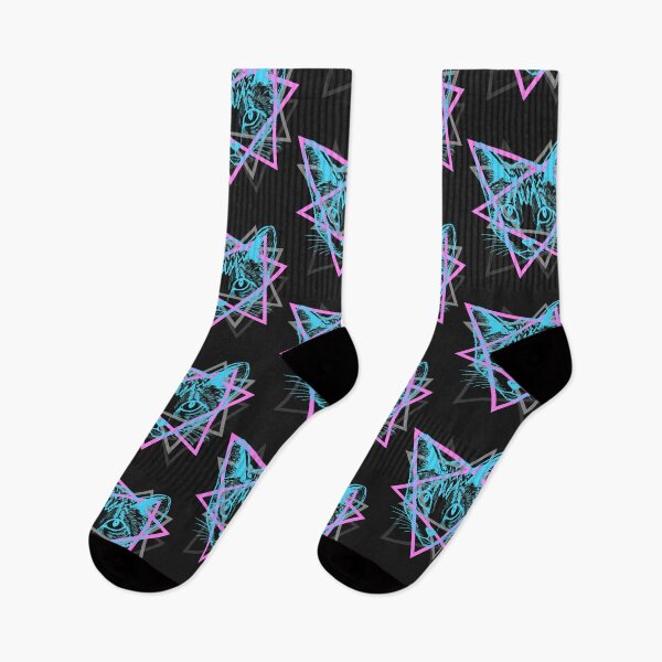 Item preview, Psychedelic Rave Cat Abstract Vaporwave Gift designed and sold by VaporwaveAnime.