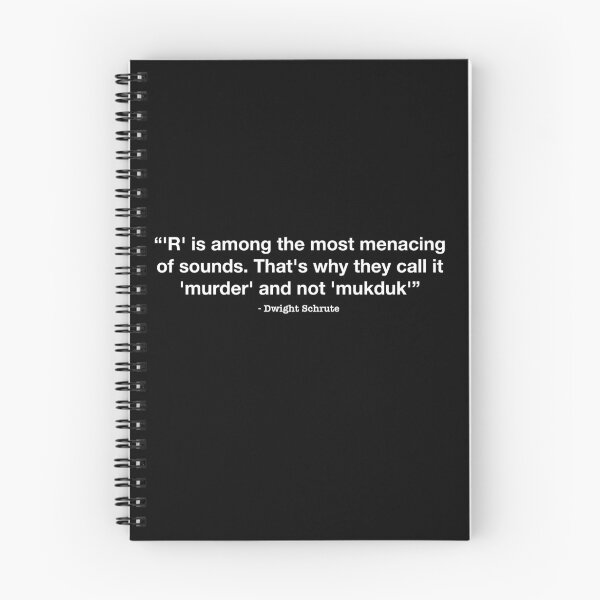 Item preview, Dwight Schrute Quote: Mukduk designed and sold by AshGrove.