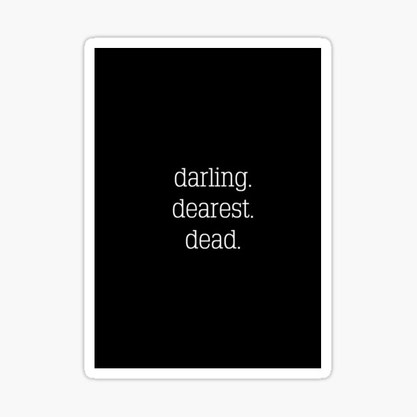 darling.dearest.dead Poster