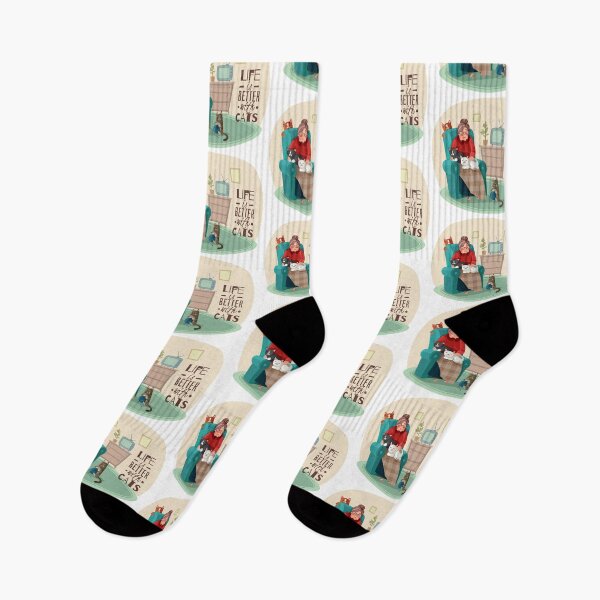 Item preview, Life is better with cats designed and sold by tqueen.