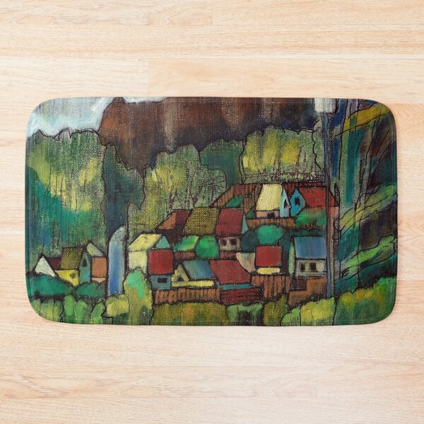 Item preview, Village Hillside Houses by Dennis Weber of ShreddyStudio designed and sold by Dennis Weber.