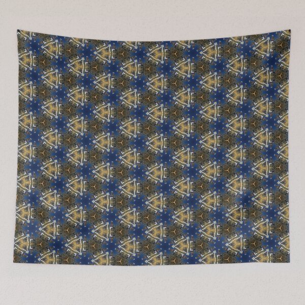 Item preview, Brown and blue abstract art by Code03 designed and sold by Code03.