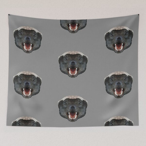 Item preview, Low Poly Style Honey Badger Badger Badger designed and sold by Leeloks.