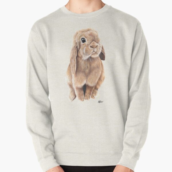 Fluffy bunny Pullover Sweatshirt