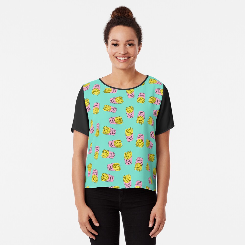 National French Fries Day Chiffon Top