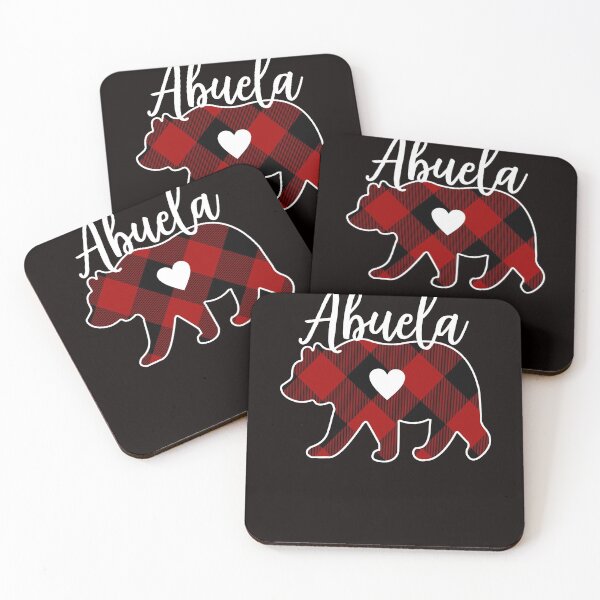 Item preview, Grandma Bear Buffalo Plaid Design designed and sold by Tetete.