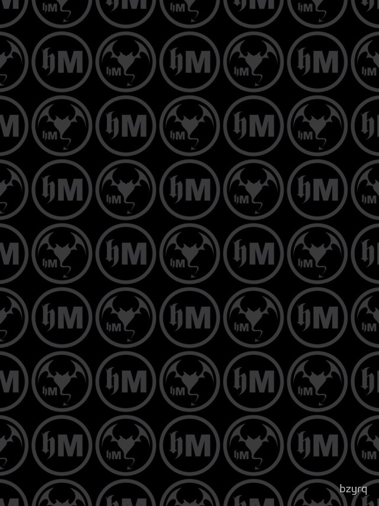 Thumbnail 5 of 5, iPhone Case, Hollywood Monsters Pattern - DARK GREY designed and sold by bzyrq.