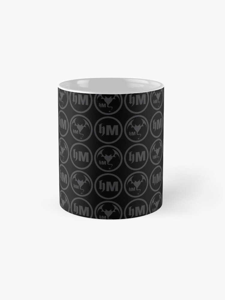 Alternate view of Hollywood Monsters Pattern - DARK GREY Coffee Mug