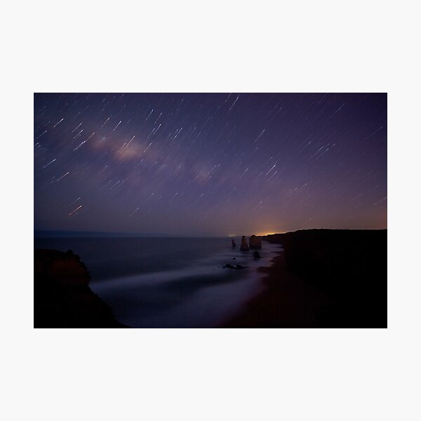 Star Trails and the Apostles Photographic Print