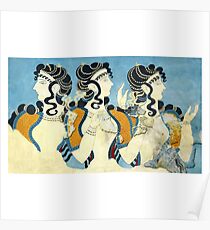 Ancient Minoan Women Poster