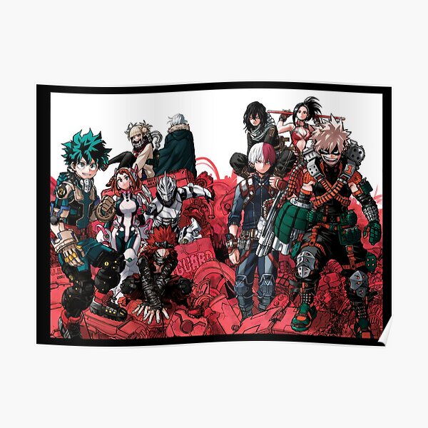 My Hero Academia Popularity Poll Poster