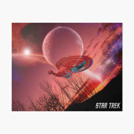 Vista previa del artículo con la obra «Star Trek, nave espacial Voyager», diseñado y vendido por Mauswohn.
