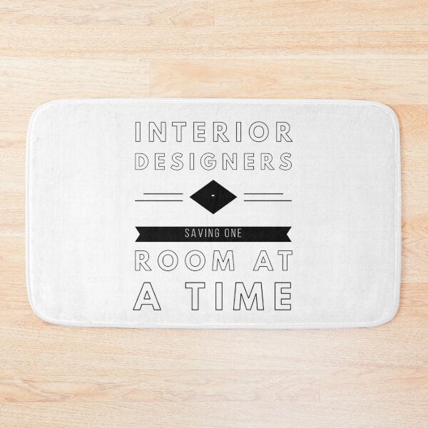 Item preview, Interior Designers, Saving One Room At A Time, Construction Site, Interior Contractors T-shirt Design designed and sold by HomeConscious.