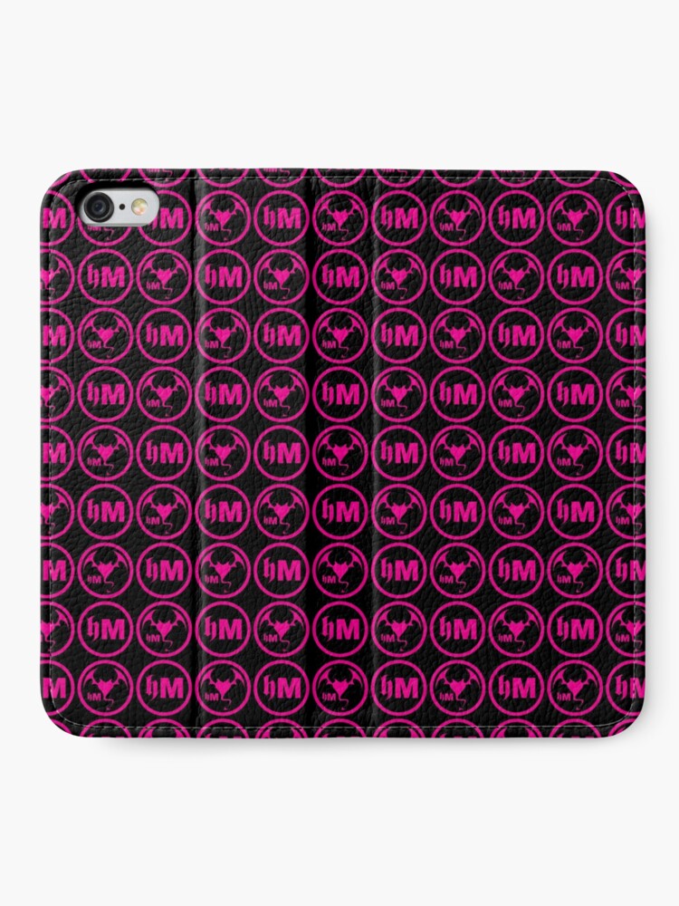 Alternate view of Hollywood Monsters Pattern - PINK iPhone Wallet