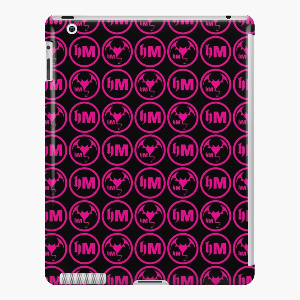 Hollywood Monsters Pattern - PINK iPad Case & Skin
