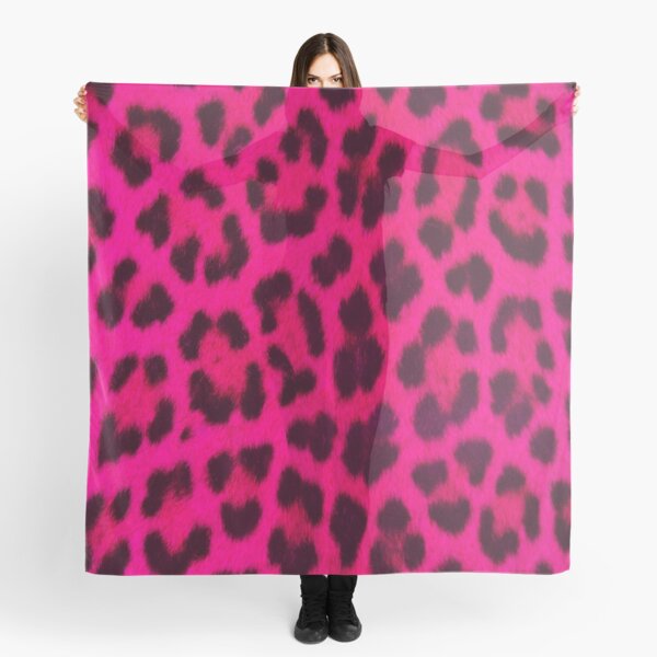 Pink Tiger & Leopard Animal Print Scarf – lusciousscarves