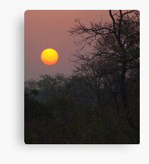 Sunrise, Assam, India Canvas Print