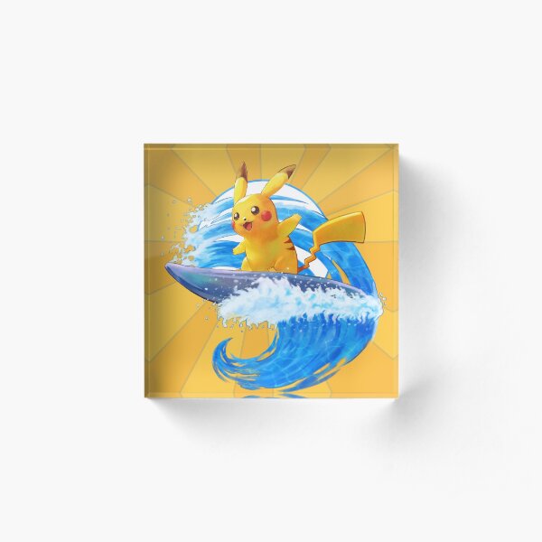 Surfing Acrylic Block