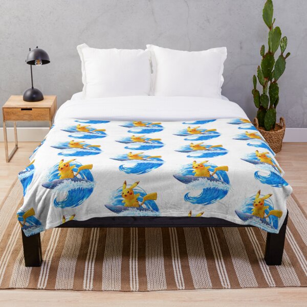Surfing Throw Blanket