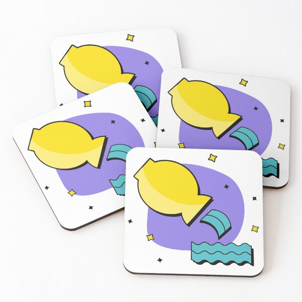 Aquarius Coasters (Set of 4)