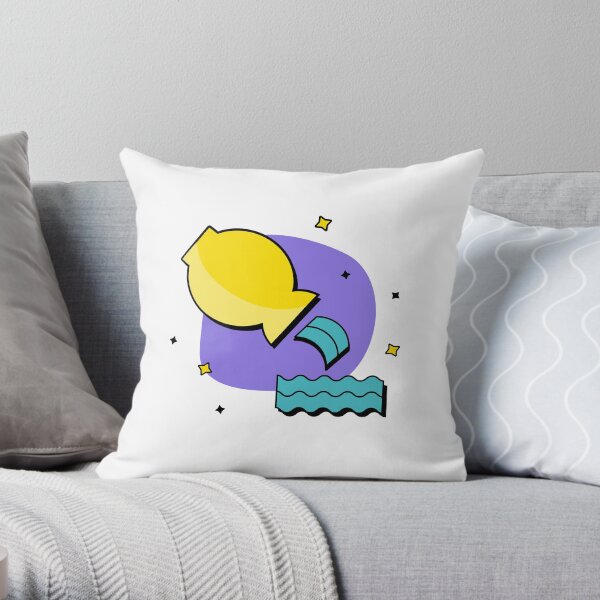 Aquarius Throw Pillow