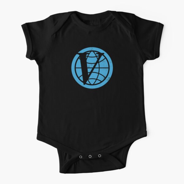 Venture Industries logo — The Venture Bros. Short Sleeve Baby One-Piece