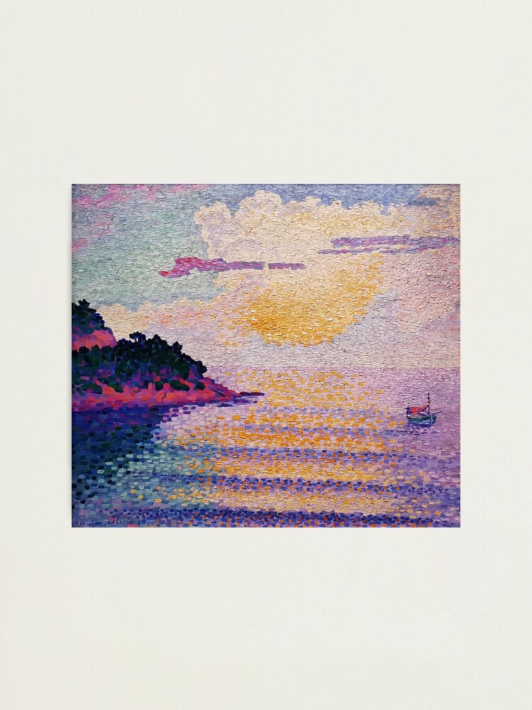 Sunset over the sea (1896) - Henri Edmond Cross