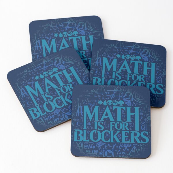 Item preview, Math is for Blockers - Island Edition designed and sold by pixxel8.