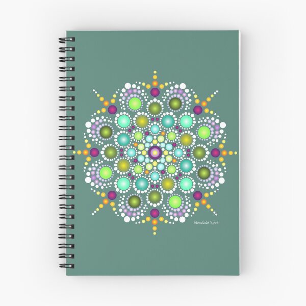 Item preview, Anahata_colorful mandala inspired on the Heart Chakra designed and sold by mandalaspot.