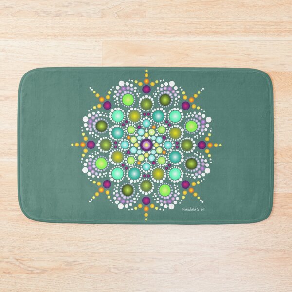 Item preview, Anahata_colorful mandala inspired on the Heart Chakra designed and sold by mandalaspot.
