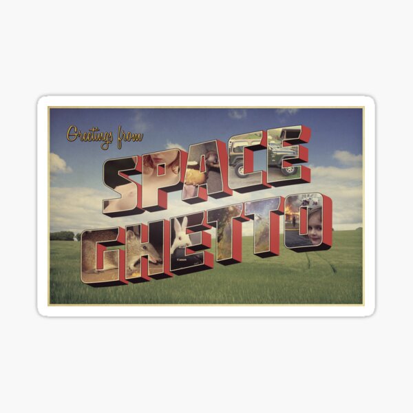 Item preview, Greetings from Spaceghetto Postcard/Print designed and sold by spaceghetto.