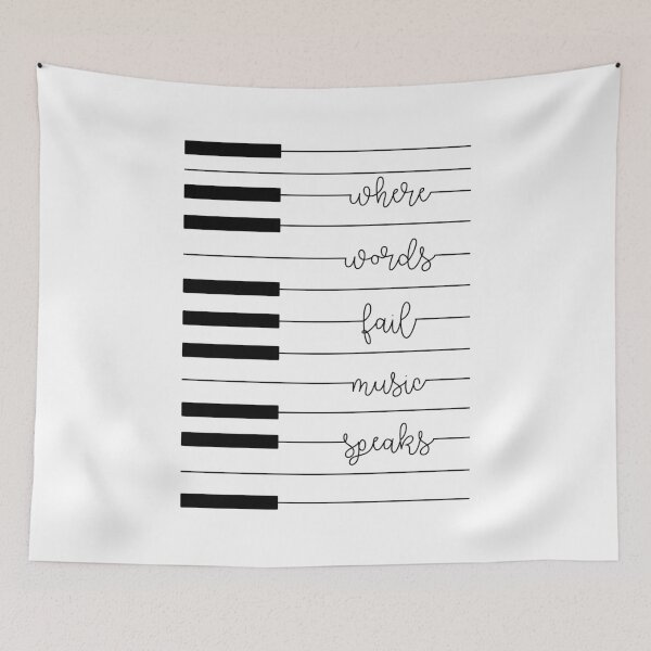 Item preview, Where Words Fail Music Speaks designed and sold by kjanedesigns.