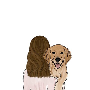 Artwork thumbnail, Golden Retriever Dog Mom by ktscanvases