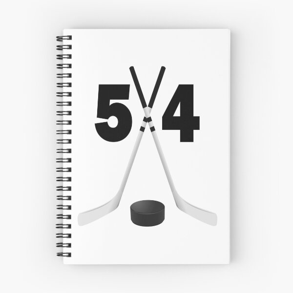 Item preview, Hockey number 54 - fifty four with sticks and disc designed and sold by AllShirts21.