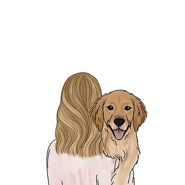 Artwork thumbnail, Golden Retriever Dog Mom by ktscanvases