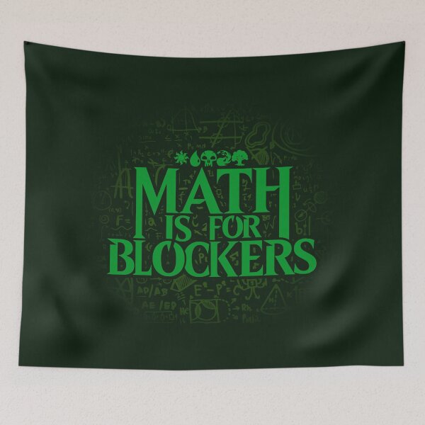 Item preview, Math is for Blockers - Forest Edition designed and sold by pixxel8.