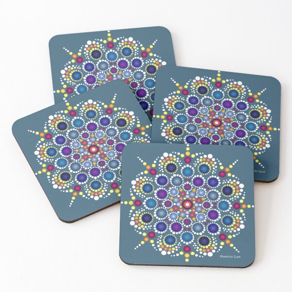 Item preview, Ajna_Colorful mandala inspired on the third eye chakra designed and sold by mandalaspot.