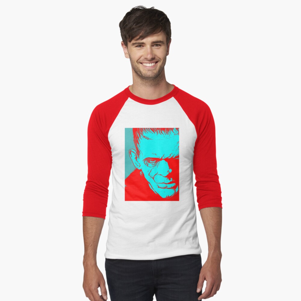 "Hey Frank!" ... "No, I'm the monster!" Baseball ¾ Sleeve T-Shirt