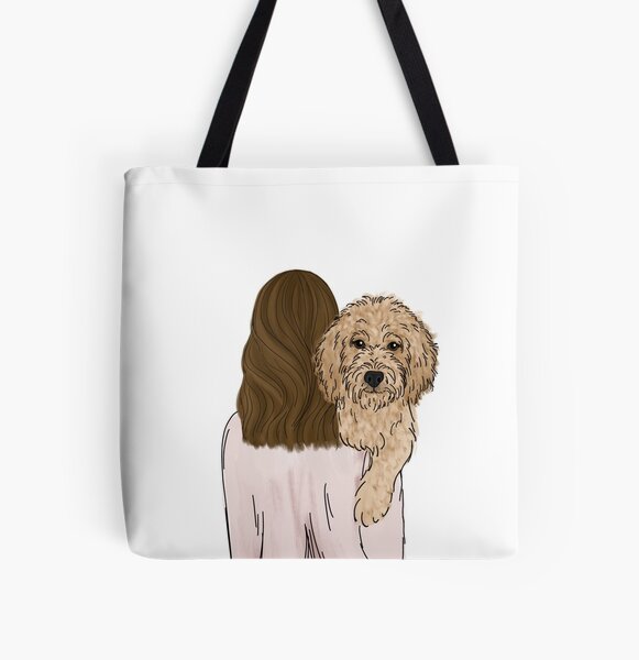 Goldendoodle shop tote bags