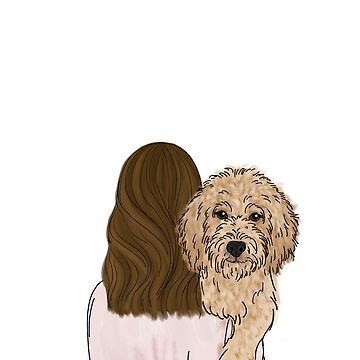 Artwork thumbnail, Goldendoodle Dog Mom by ktscanvases