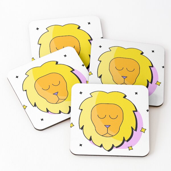 Leo Coasters (Set of 4)