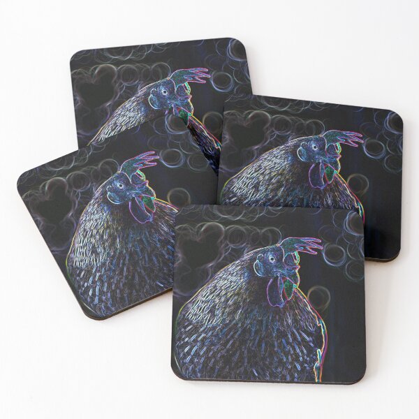 Item preview, Neon Chicken 6 designed and sold by Rachael Martin.