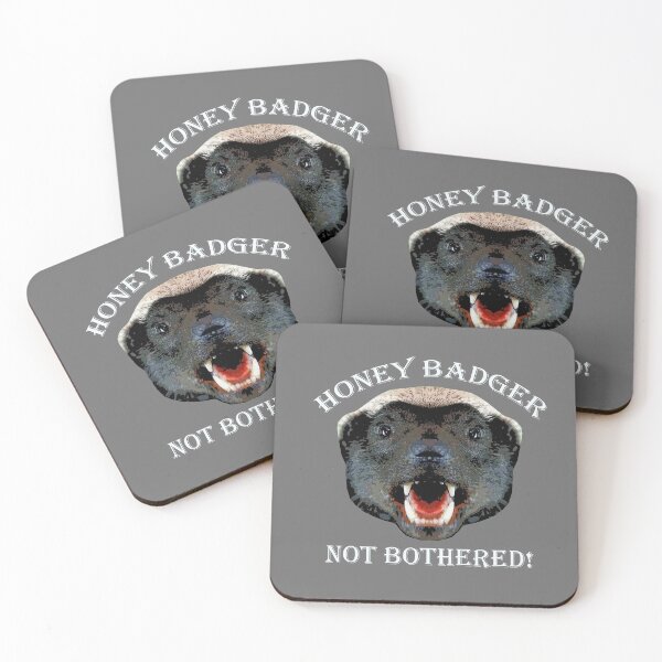 Item preview, Honey Badger Not Bothered designed and sold by Leeloks.