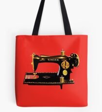 VINTAGE SEWING MACHINE-PILLOWS-TOTE BAG-JOURNAL-SCARF-ECT. Tote Bag