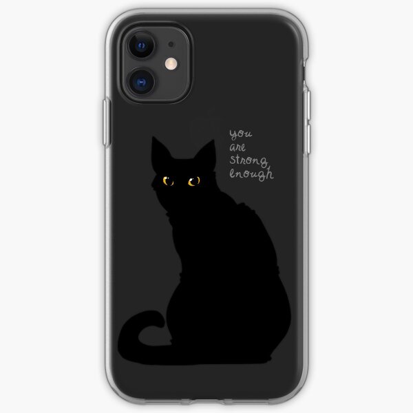 "Strong Enough" Cat iPhone Soft Case