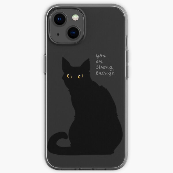 "Strong Enough" Cat iPhone Soft Case
