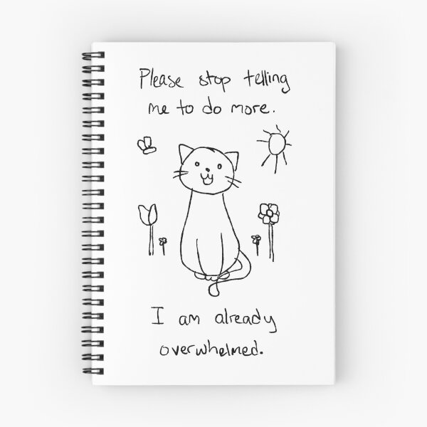 Item preview, I am Overwhelmed Cat designed and sold by thelatestkate.